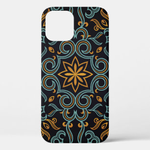 Gold & Blau: Ornamentaler Vintage-Stil Case-Mate iPhone Hülle
