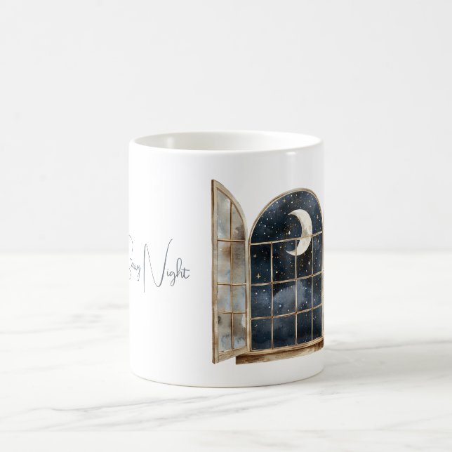 Gold Blau Silber Sterne Kaffeetasse (Mittel)