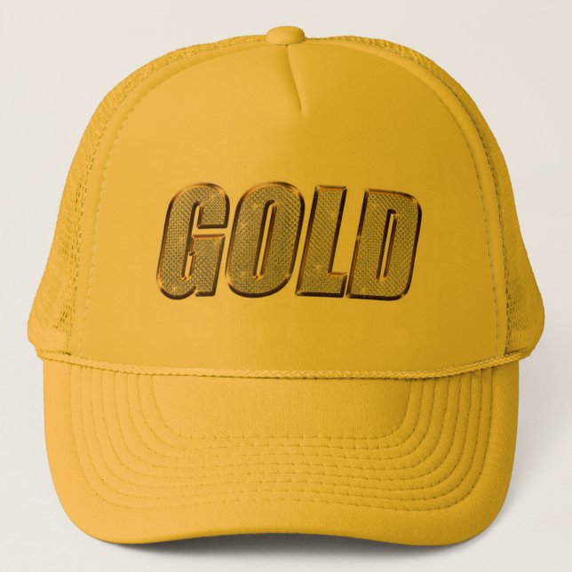 Gold Bling | Hat Truckerkappe (Vorderseite)