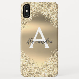 Gold Bling Luxury Sparkle Glitzer Monogram Case-Mate iPhone Hülle