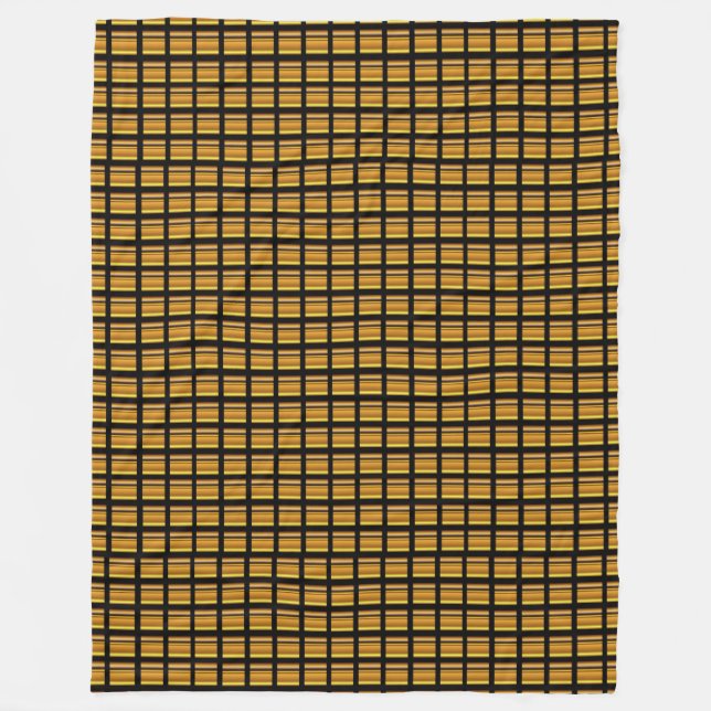 Gold Block Fleece Blanket (Vorderseite)