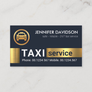 Gold Blocks Taxi Driver #Zazzle Made Cab Transport Visitenkarte