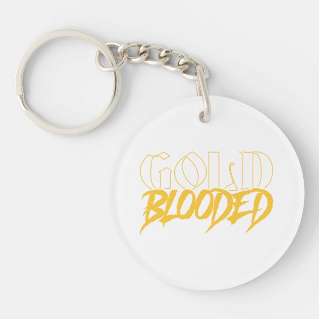 Gold blond schlüsselanhänger (Vorderseite)