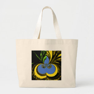 Gold Blue Jumbo Stoffbeutel
