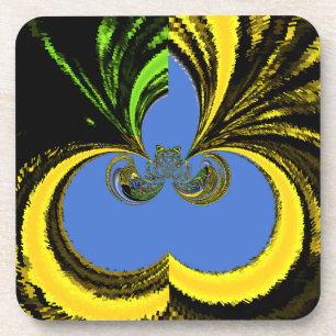Gold Blue Untersetzer
