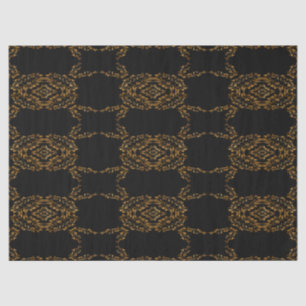 Gold blühe abstraktes Design Seidenpapier