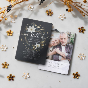 Gold Blumenkranz machen wir noch immer ein neues F Einladung