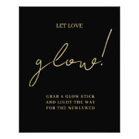 Gold Bold Handritten Script Gelassen Liebe Glow We