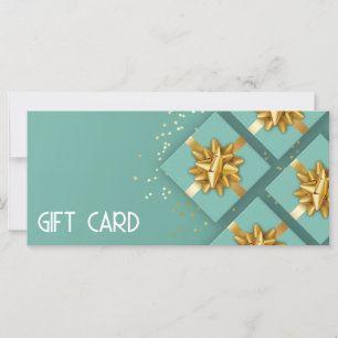Gold Bow Festive Moderne Minze Geschenkboxen Gesch