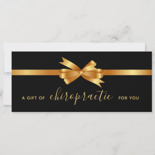 Gold Bow Geschenk für Chiropraktikum