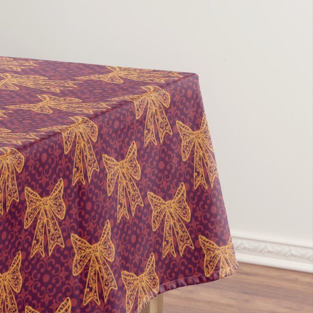 Gold Bows Tablecloth Tischdecke (Beispiel)