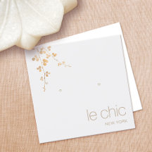 Gold Branch Handmade Square Earring Display Holder