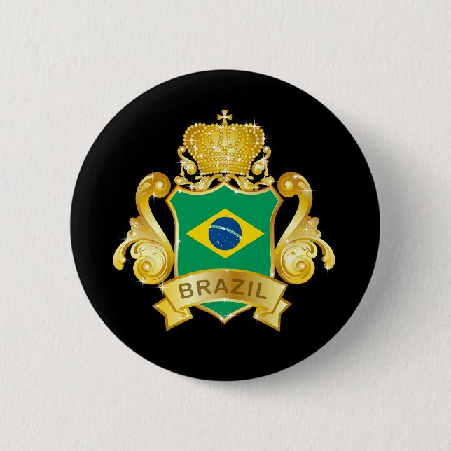 Gold Brasilien Button (Vorderseite)