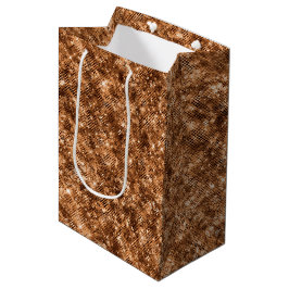 Gold Bronze Confetti Glitzer Mittlere Geschenktüte
