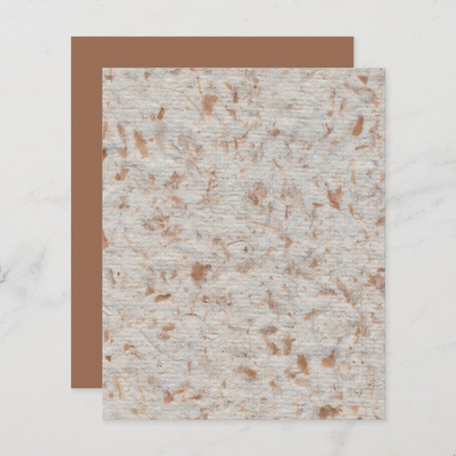 Gold Bronze White Handmade Texture Scrapbook Papie (Vorne/Hinten)
