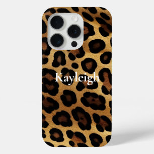 Gold Brown Leopard Animal Print Case-Mate iPhone Hülle