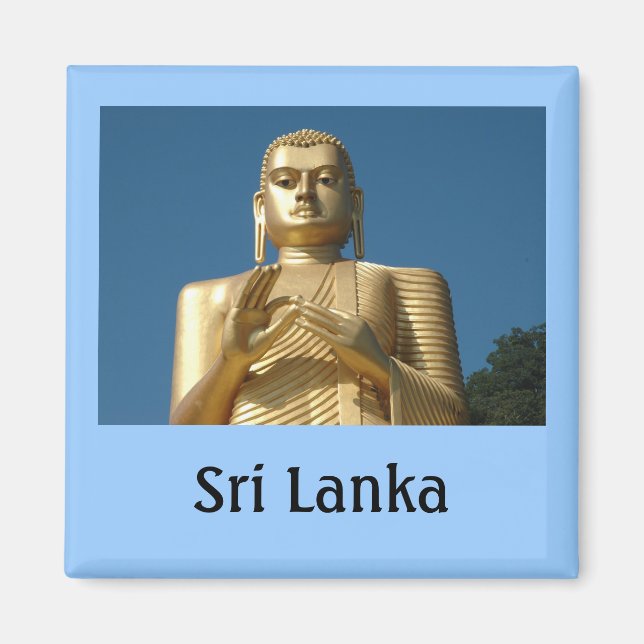 Gold Buddha Image Magnet (Vorne)