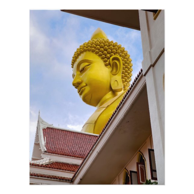 Gold Buddha in Thailand Fotodruck (Vorne)
