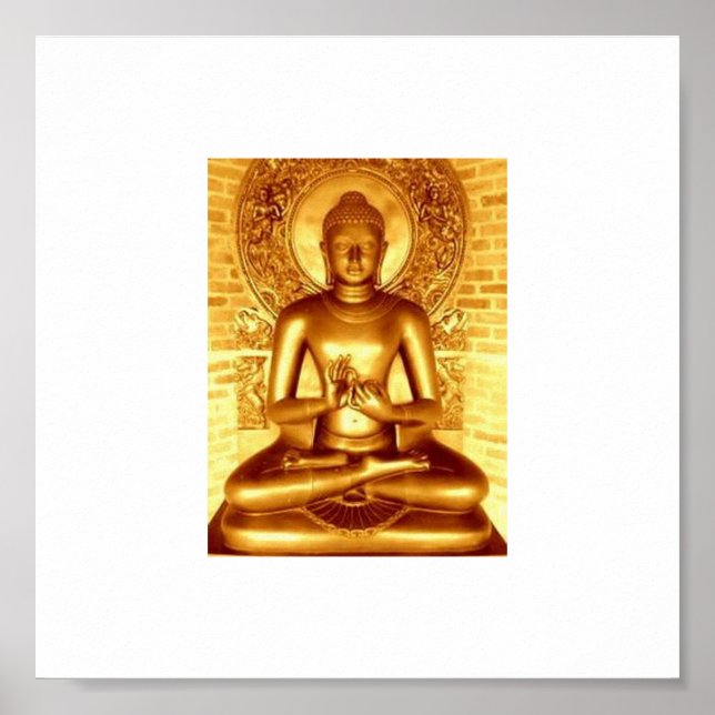 Gold Buddha Poster (Vorne)
