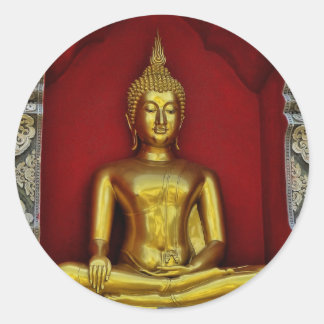 Gold Buddha Sticker