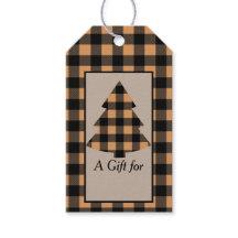 Gold Buffalo Karierter Weihnachtsbaum