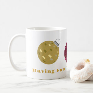Gold Burgandy New Orleans Club Kaffeetasse