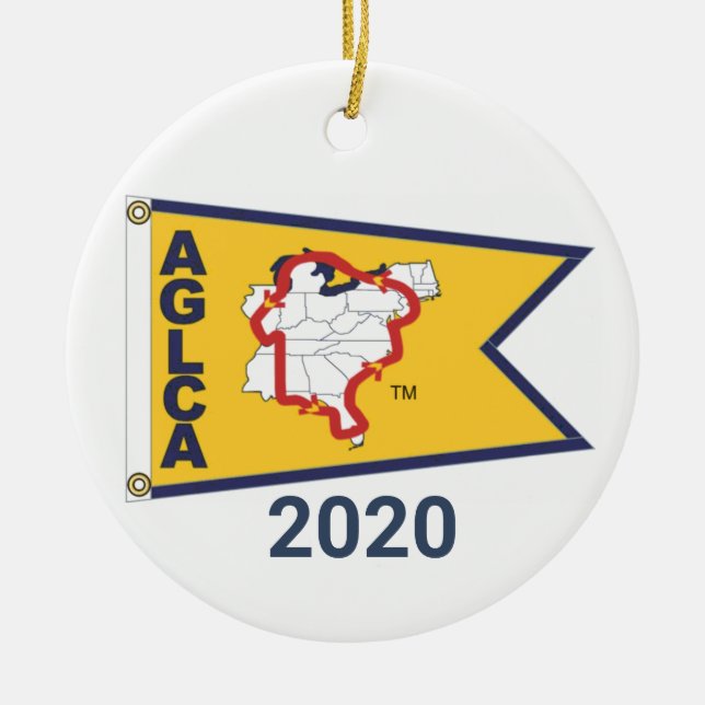 Gold Burgee (2020) Keramik Ornament (Vorne)