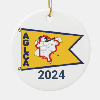 Gold Burgee (2024) Keramik Ornament