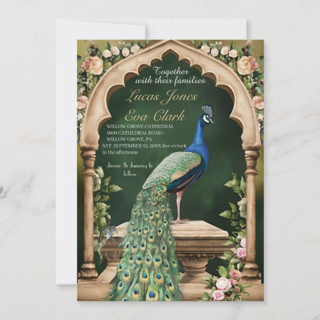 Gold Burgundy Mehendi Henna Indian Wedding Invitat Einladung (Vorderseite)