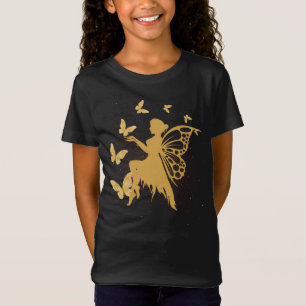 Gold Butterfly Fairy T-Shirt