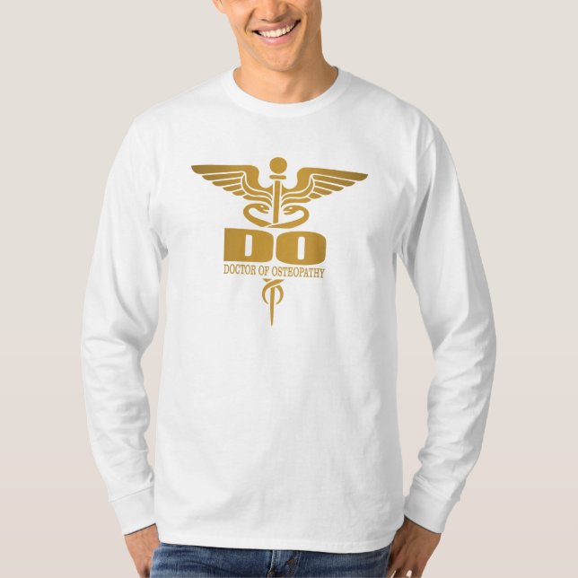 Gold Caduceus (DO) T-Shirt (Vorderseite)