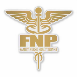 Gold Caduceus (FNP) Aufkleber