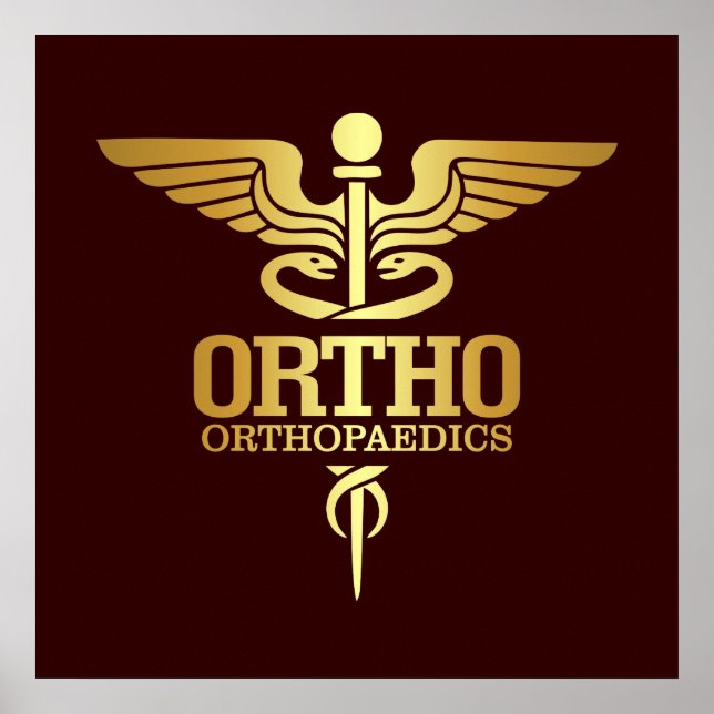 Gold Caduceus (ORTHO) Poster (Vorne)