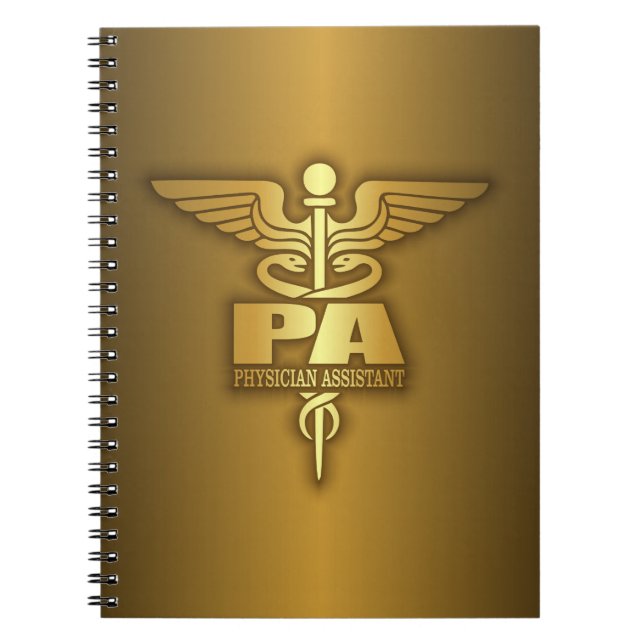 Gold Caduceus (PA) Notizblock (Vorderseite)