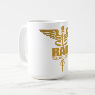 Gold Caduceus (Radiologie) Kaffeetasse