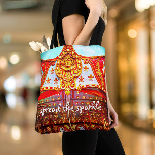 Gold Carousel Face Fotografy Spread the Sparkle