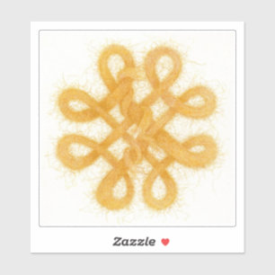 GOLD CELTIC KNOT 6" Vinyl Sticker