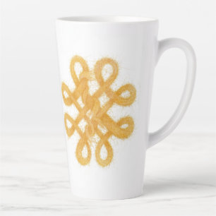 GOLD CELTIC KNOT Tall Tape Tasse