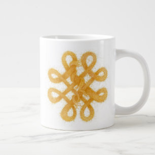 GOLD CELTISCHER KNOTEN Große Tasse