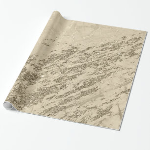 Gold Champagner Glitzer Marmorleuchte Geschenkpapier