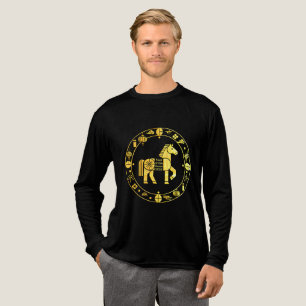 Gold Chinesisch im neuen Jahr 2026 Tri-Blend Shirt