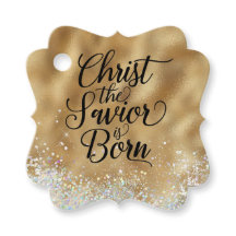 Gold Christ der Retter Christliche Weihnachten