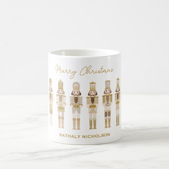 GOLD CHRISTMAS NUTCRACKERS KAFFEETASSE (Mittel)