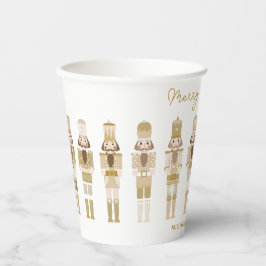 GOLD CHRISTMAS NUTCRACKERS PAPPBECHER