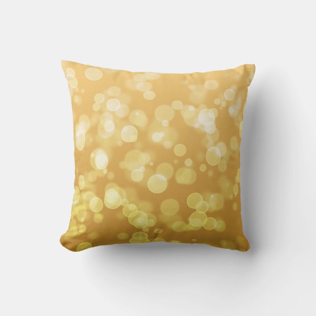 Gold Christmas Pillow Kissen (Vorderseite)