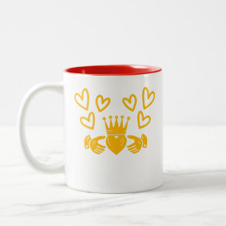 Gold Claddagh Ring Kaffeetasse
