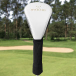 Gold Classic Personalisiert Name Golf Clubs Golf Headcover<br><div class="desc">Personalisieren Sie den Namen in klassischer Goldtypografie,  um ein einzigartiges Golfgeschenk zu schaffen und für jeden Golfer zu behalten. Entwickelt von Thisisnotme©</div>