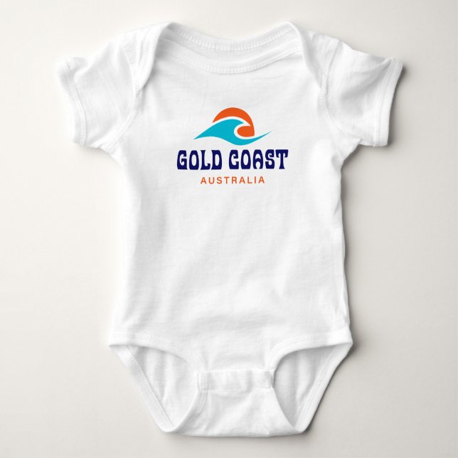 Gold Coast Australien Baby Strampler (Vorderseite)