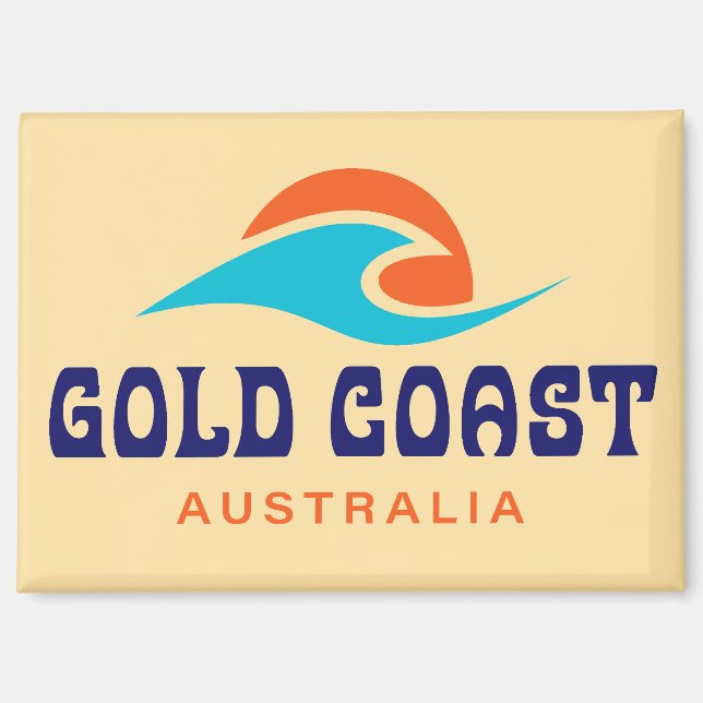 Gold Coast Australien Magnet (Vorderseite)