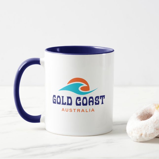 Gold Coast Australien Tasse (Mit Donut)